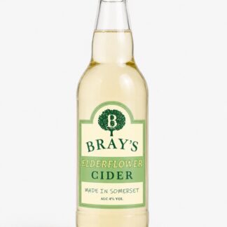 Bray's Sparkling Elderflower Cider - Small batch - 12 x 500ml Bottles